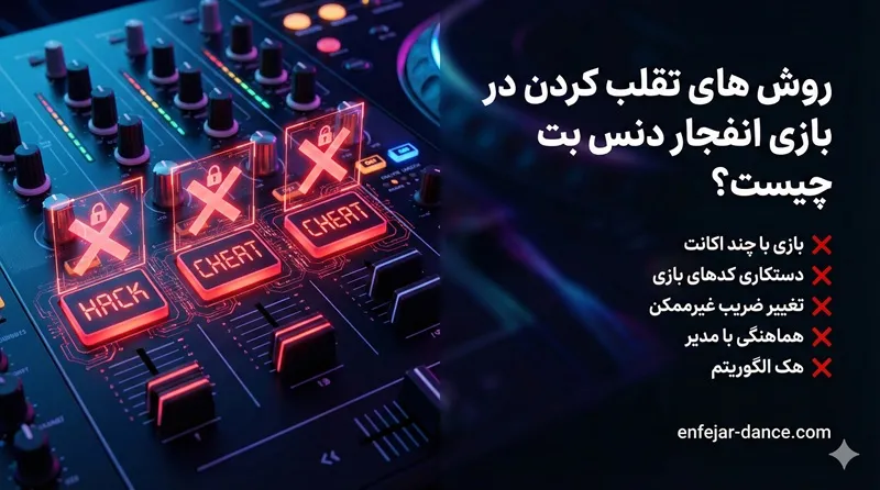 🚫 روش های تقلب کردن در بازی انفجار دنس بت چیست؟